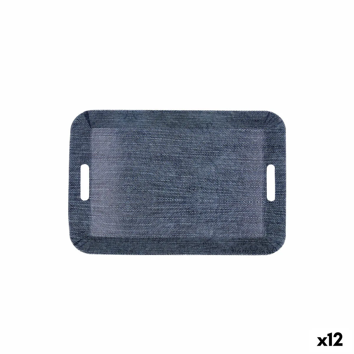 Plateau de petit dejeuner quid habitat bleu plastique 33 x 23 x 4 cm avec des poignees denim 12 unites s271085811. Diaytar, c'est votre passeport pour un tour du monde des produits les plus inspirants, sans quitter votre canapé.
