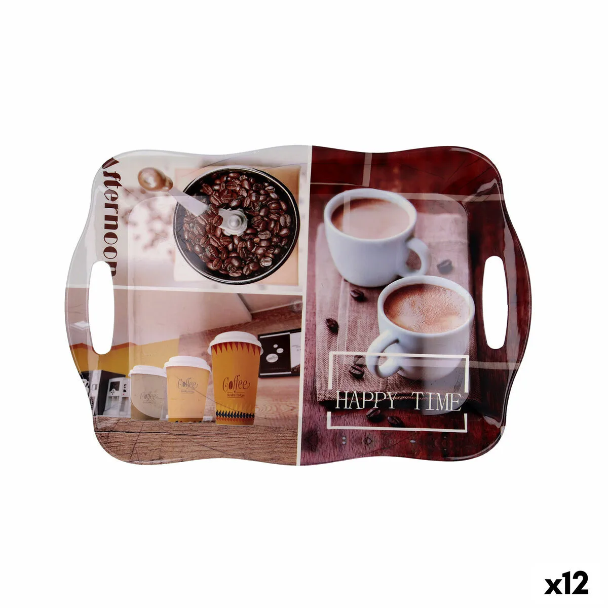 Plateau de petit dejeuner quid habitat multicouleur plastique 34 x 25 x 2 cm avec des poignees cafe 12 unites s271084450. Diaytar, c'est l'alchimie parfaite entre la froide efficacité de la tech et la chaleur rassurante des produits de qualité.