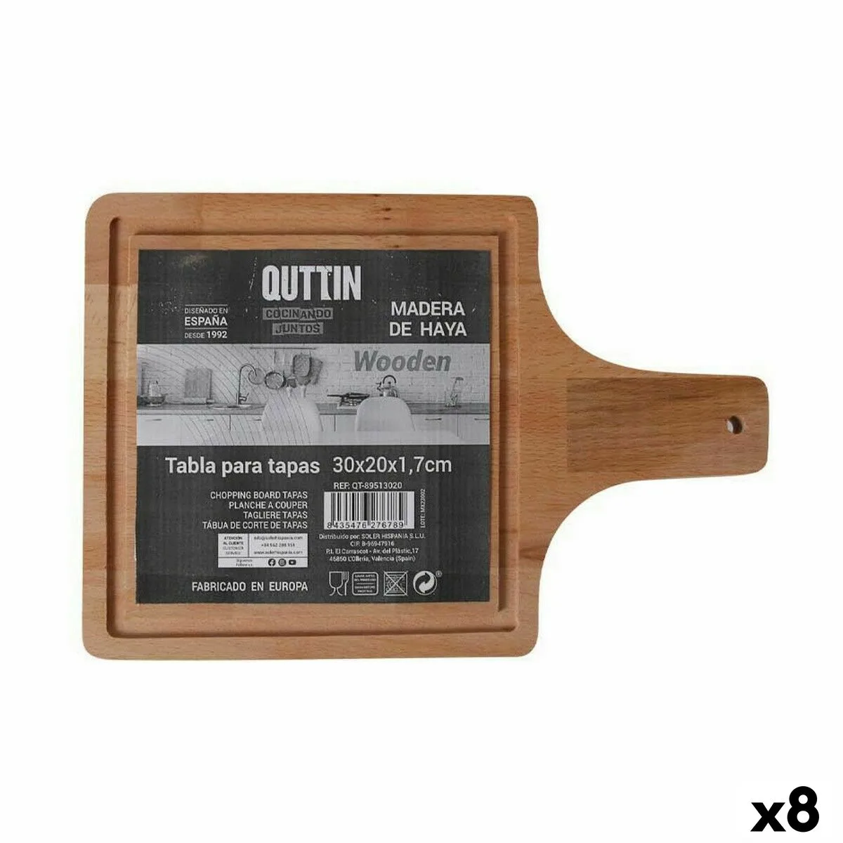Plateau de service quttin quttin 30 x 20 x 1 7 cm avec poignee 8 unites s223263391. Diaytar incarne le renouveau du commerce en ligne : authentique, engagé et résolument tourné vers l'avenir.