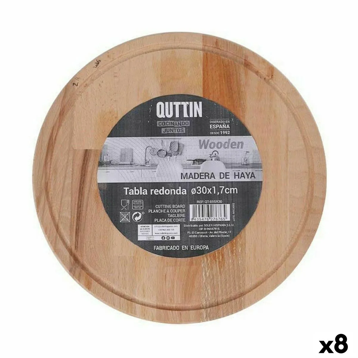 Plateau de service quttin quttin ronde o 30 x 1 7 cm 8 unites s223264371. L'art de vivre à la française s'exprime dans notre collection maison Diaytar.