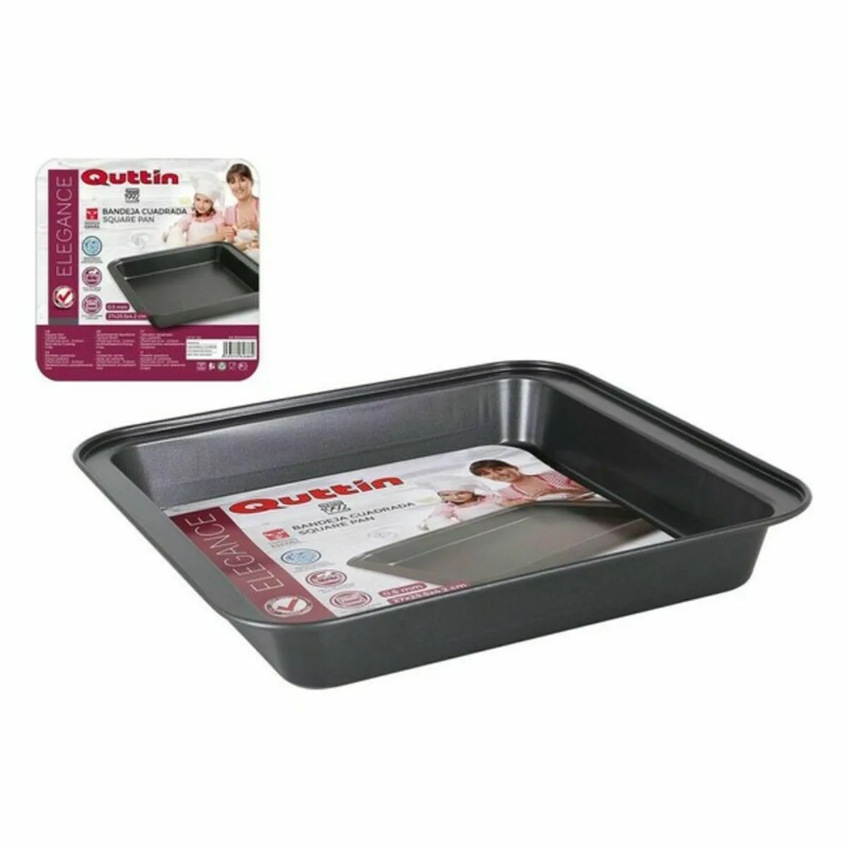 Plateau pour four quttin gr 52283 carre 27 x 25 5 x 4 2 cm 12 unites s223035558. L'ambition de Diaytar : devenir votre boutique en ligne de référence pour tous les produits qui améliorent votre vie