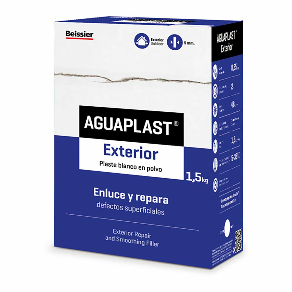 Platre en poudre aguaplast exterieur blanc 1 5 kg s791787529. Notre mantra chez Diaytar : un produit, un sourire. Nous mesurons notre succès à votre satisfaction instantanée.