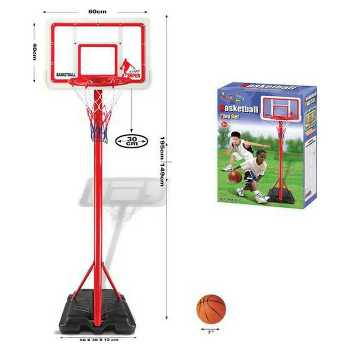 Playset basketball 60 x 40 cm s241222669. Nous traitons chaque produit Diaytar avec le même respect que si nous devions l'offrir à un proche. La qualité est non-négociable.