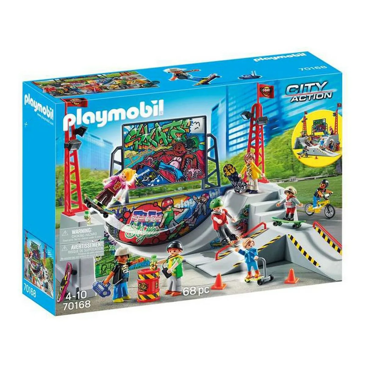 Playset city action skate park playmobil 70168 68 pcs s241052048. Chez Diaytar, nous sommes convaincus que le meilleur produit est celui qui allie utilité, beauté et innovation. C'est notre credo.