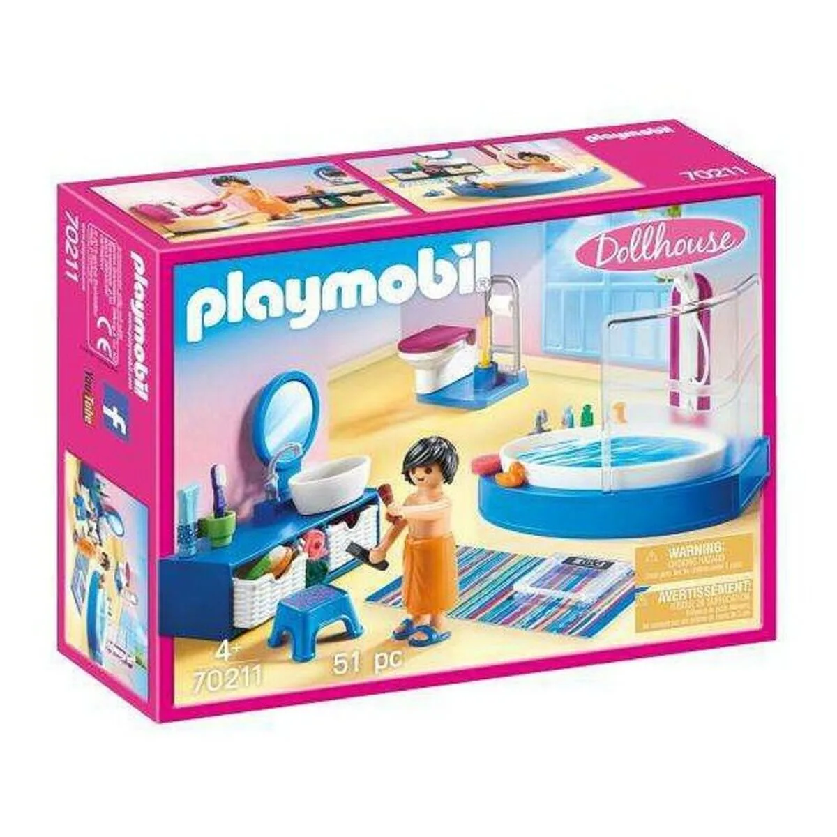 Playset dollhouse bathroom playmobil 70211 salles de bains 51 pcs s712289671. Diaytar, c'est le cercle vertueux : des produits de qualité qui améliorent votre vie, qui vous rendent heureux, alors vous revenez.