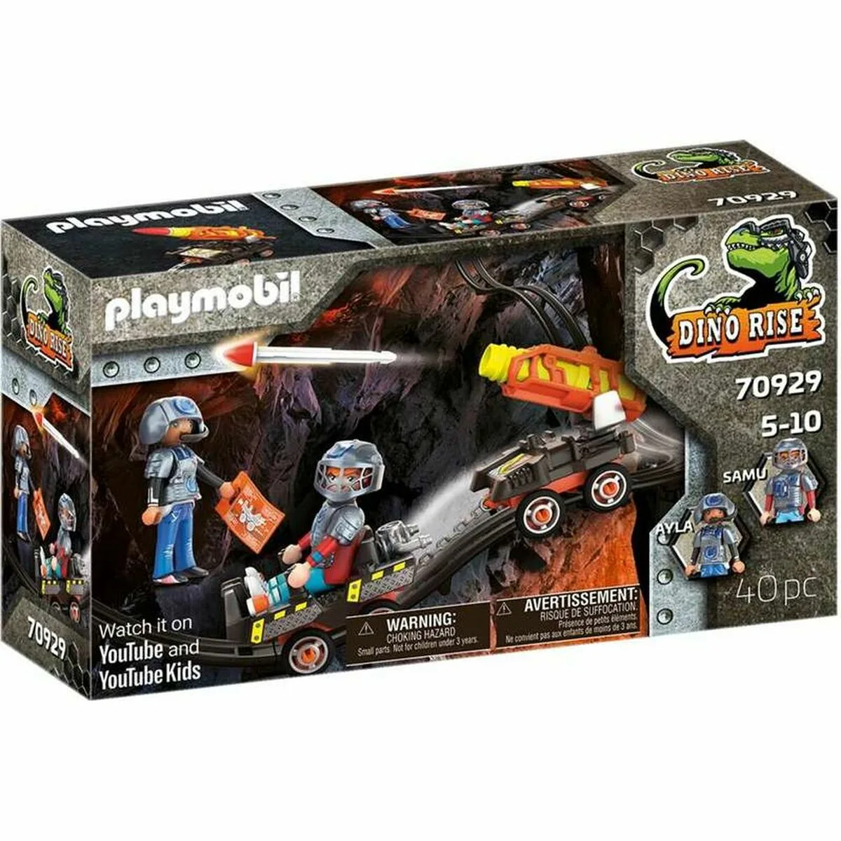Playset playmobil dino rise dino mine rocket trolley 70929 s241532675. Notre équipe chez Diaytar est votre équipe de choc, dévouée à débusquer les produits qui méritent votre attention.