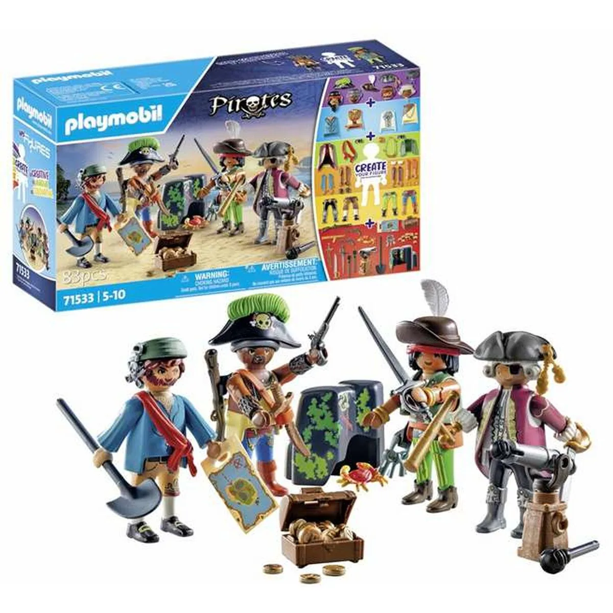 Playset playmobil pirates 71533 83 pieces s243903282. Votre garde-robe mérite le style Diaytar - Découvrez nos nouveautés !