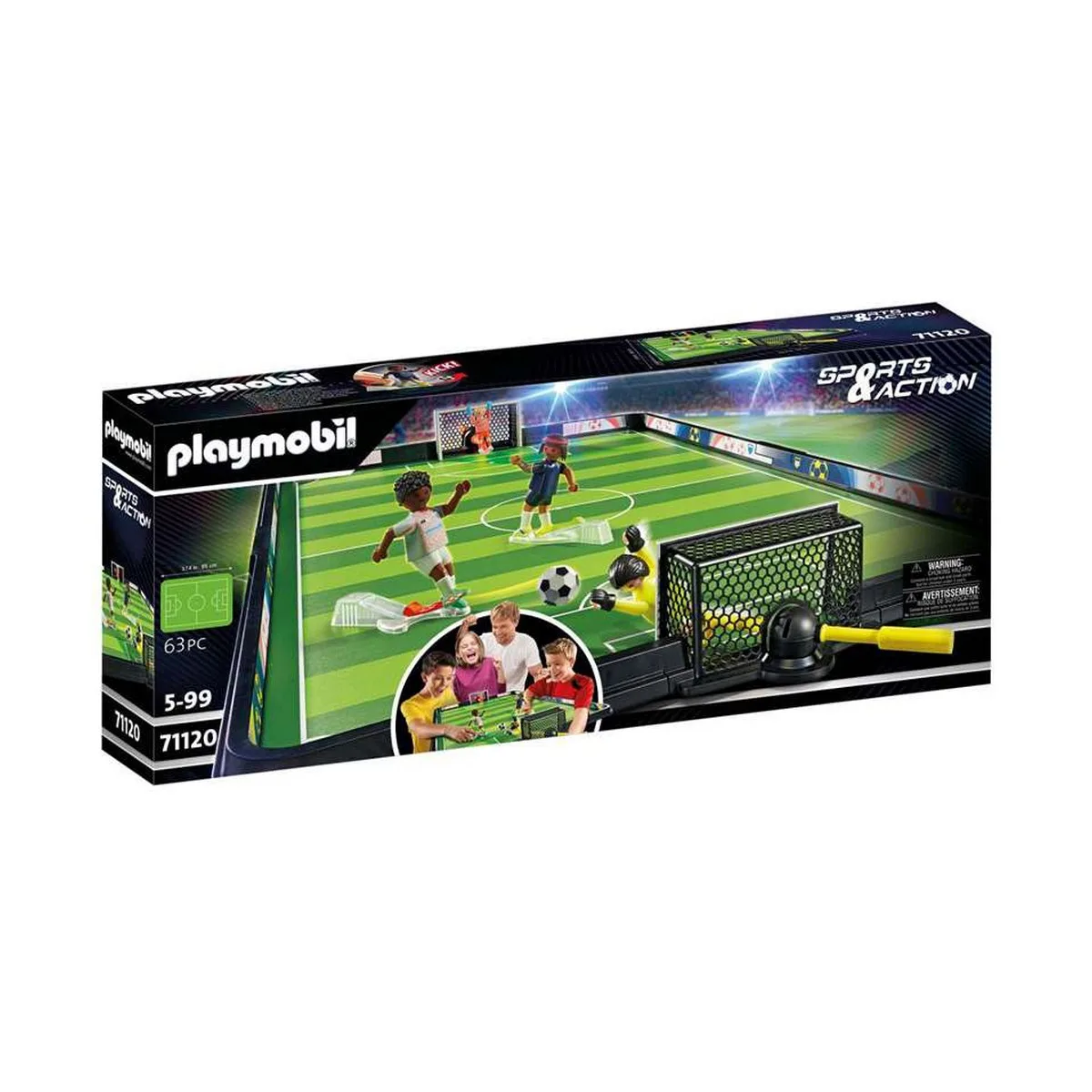 Playset playmobil sports action football pitch 63 pieces 71120 s241751211. Re-découvrez le plaisir de shopper en ligne avec Diaytar et sa multitude de produits triés sur le volet pour vous