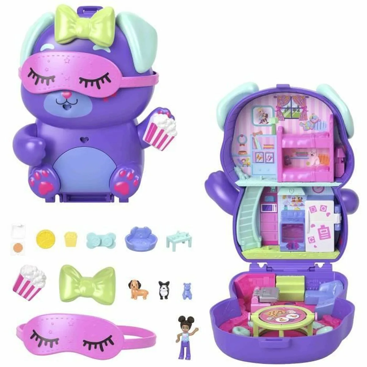 Playset polly pocket puppy pyjama party box s7101244986. L'excellence à portée de clic avec la boutique en ligne Diaytar.