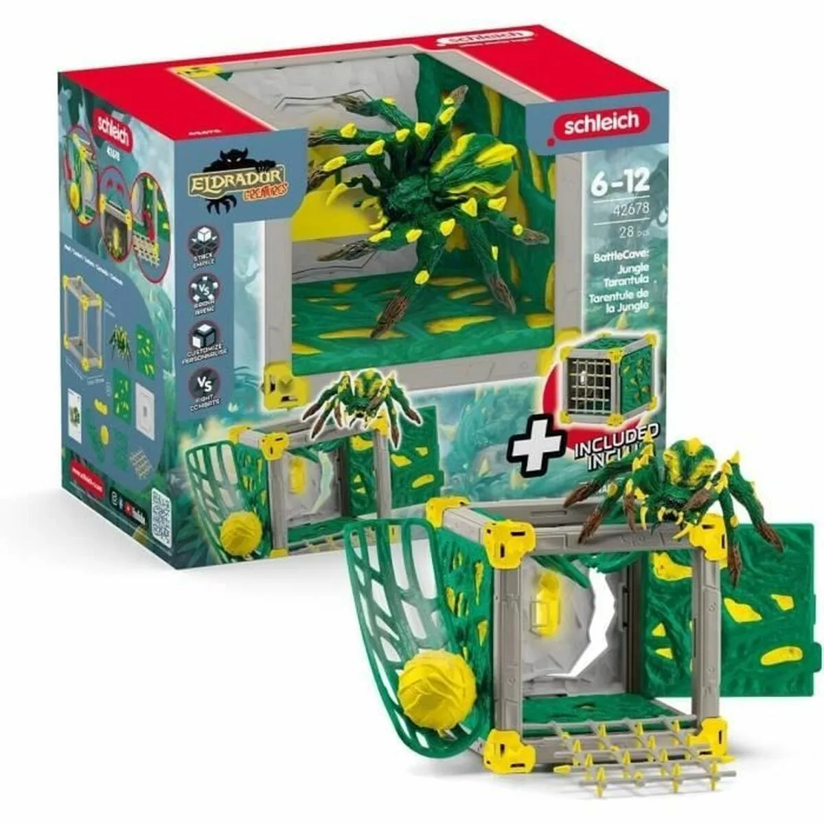 Playset schleich battlecave jungle tarantula s7101074985. Style et élégance se conjuguent parfaitement dans notre rayon mode Diaytar.