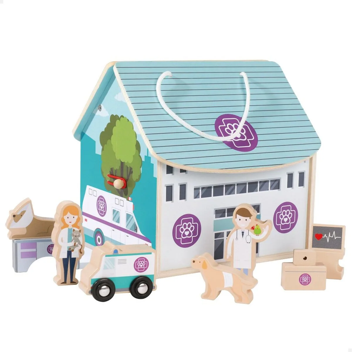 Playset woomax veterinaire 9 pieces 4 unites 19 x 18 x 19 cm s890033584. Notre ambition pour Diaytar : devenir le réflexe numéro 1 lorsque vous pensez 'produit génial'.