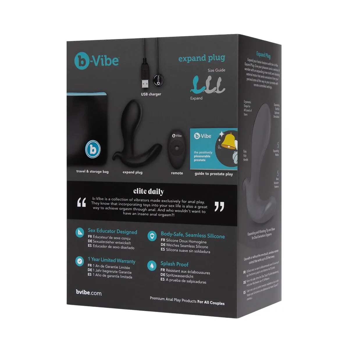 Plug anal b vibe expand noir s940299531. Diaytar s'adapte à vos besoins avec une gamme complète et variée.