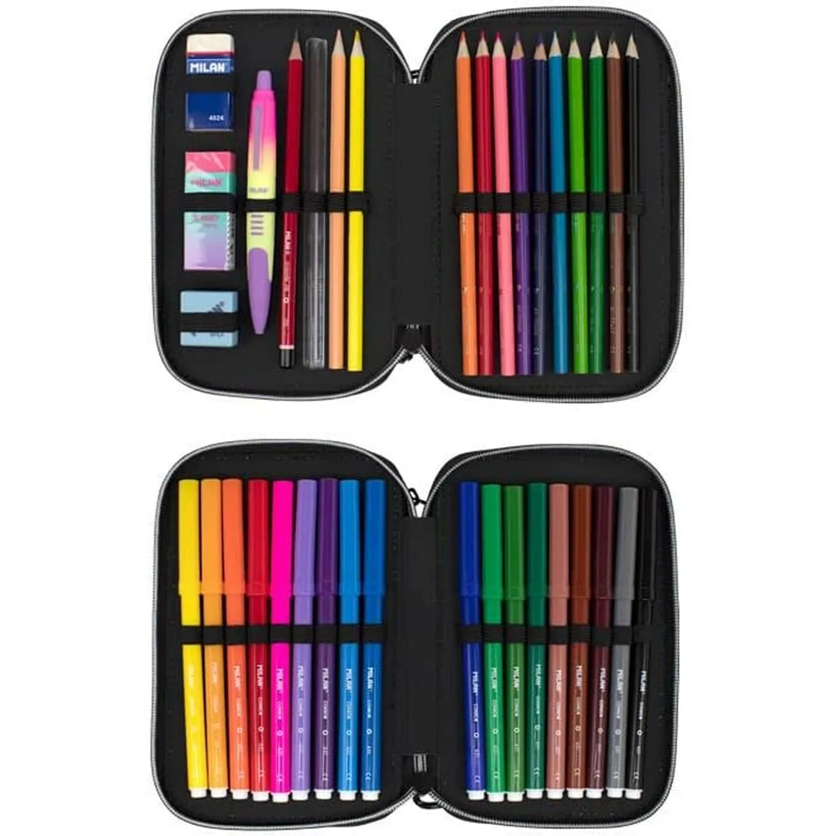 Plumier double milan sunset noir rose 34 pieces 19 5 x 13 x 5 cm s841321716. Nous avons bâti Diaytar sur la conviction qu'un produit génial n'a pas de prix, mais devrait avoir un prix accessible.