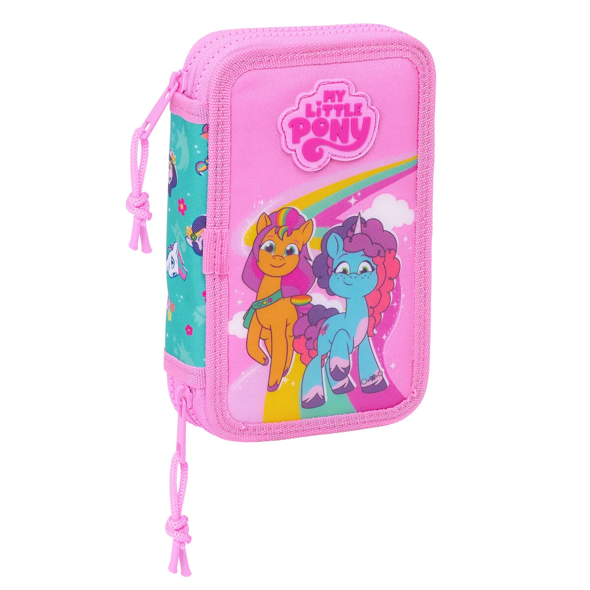 Plumier double my little pony magic rose turquoise 12 5 x 19 5 x 4 cm 28 pieces s431060714. Chez Diaytar, nous ne vendons pas que des produits, nous proposons des solutions, du rêve et un peu de magie au quotidien