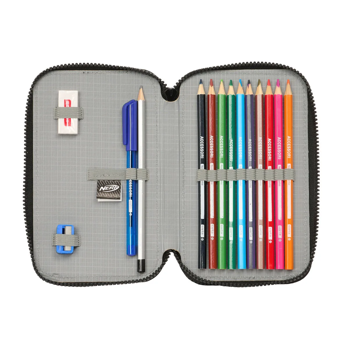 Plumier double nerf get ready noir 12 5 x 19 5 x 4 cm 28 pieces s430983291. Prêt à upgrade votre vie ? Diaytar dégaine une arsenal de produits pour passer au niveau supérieur.