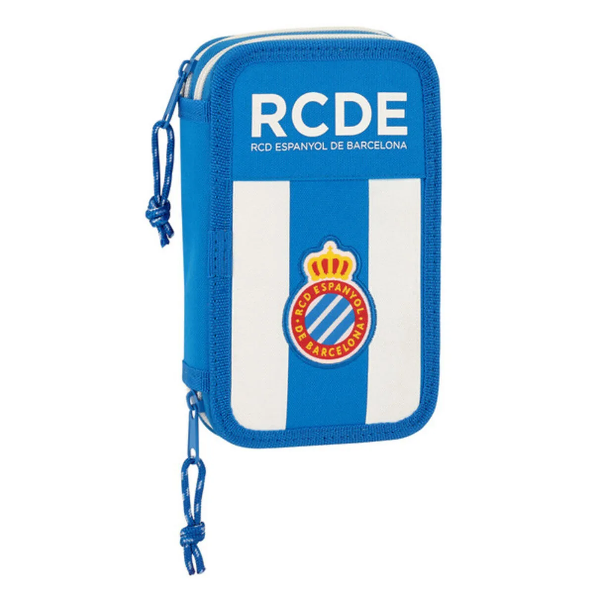 Plumier double rcd espanyol bleu blanc 12 5 x 19 5 x 4 cm 28 pieces s430014131. Chez Diaytar, chaque détail compte pour votre satisfaction totale.