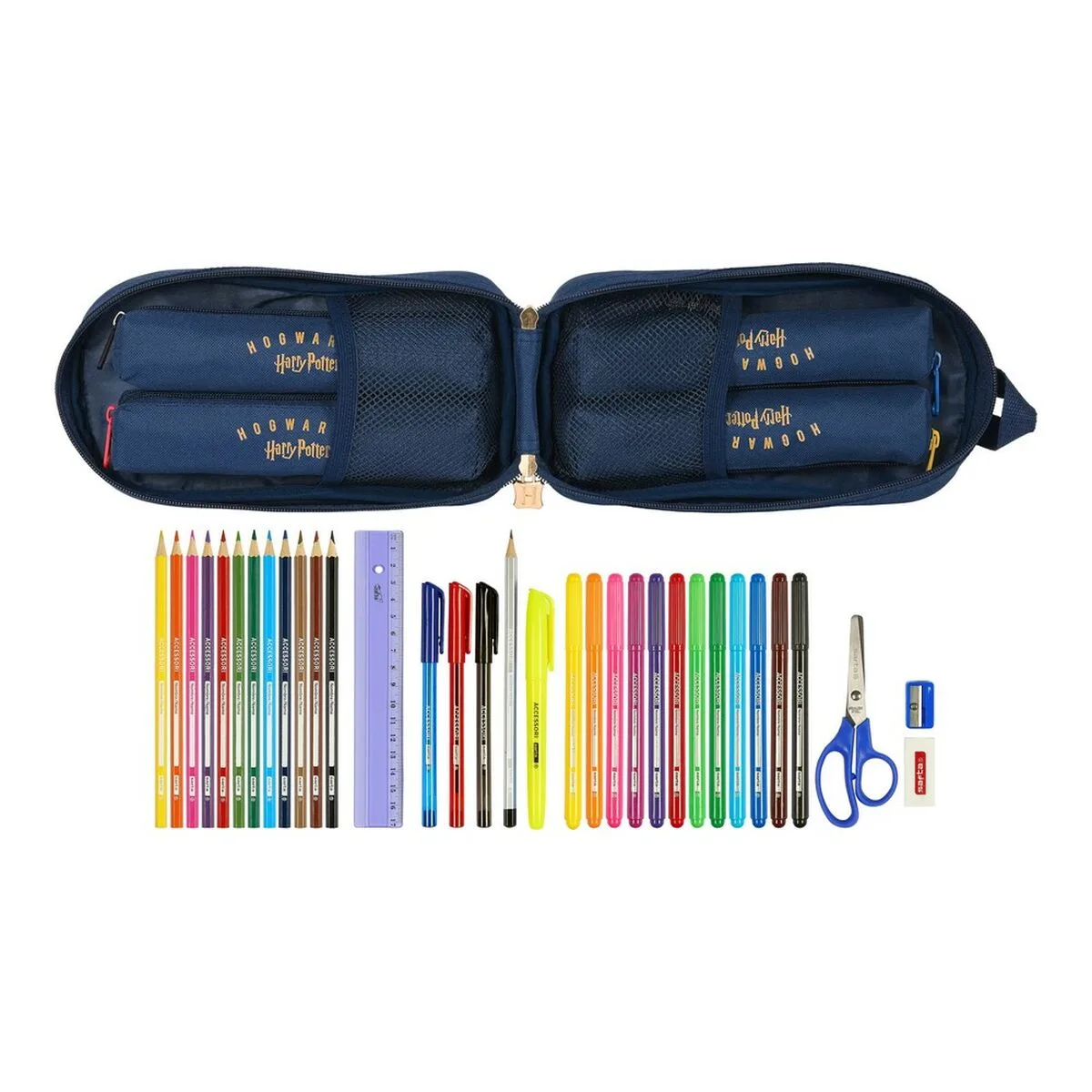 Plumier sac a dos harry potter magical marron blue marine 12 x 23 x 5 cm 33 pieces s430653726. Osez l'originalité avec les créations mode exclusives de Diaytar.