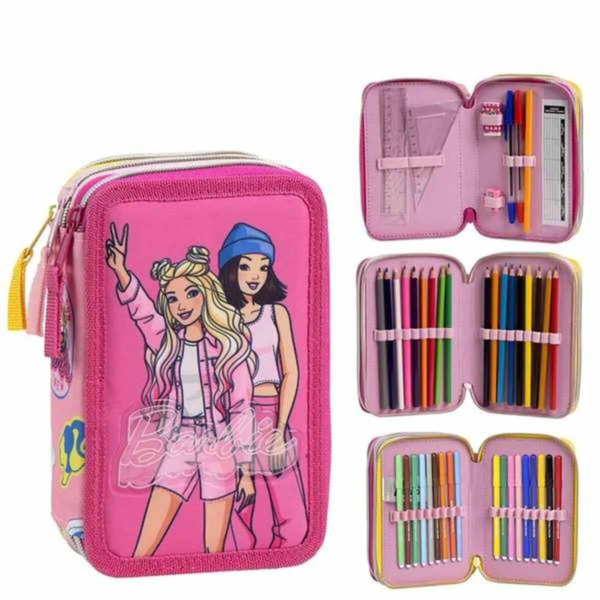 Pochette crayons barbie fuchsia 12 5 x 6 5 x 19 5 cm s245507977. La promesse Diaytar : une sélection rigoureuse de produits généraux où la tendance et la durabilité vont de pair