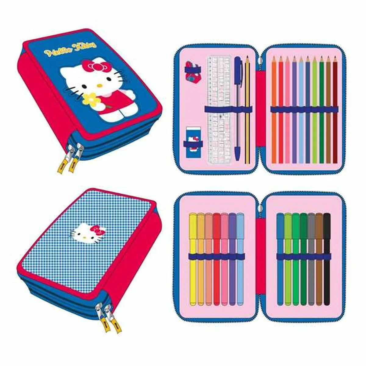 Pochette crayons hello kitty bleu 12 5 x 19 5 x 4 5 cm s245509456. Pour les esprits curieux et exigeants, Diaytar est la source intarissable de produits rares et ingénieux.