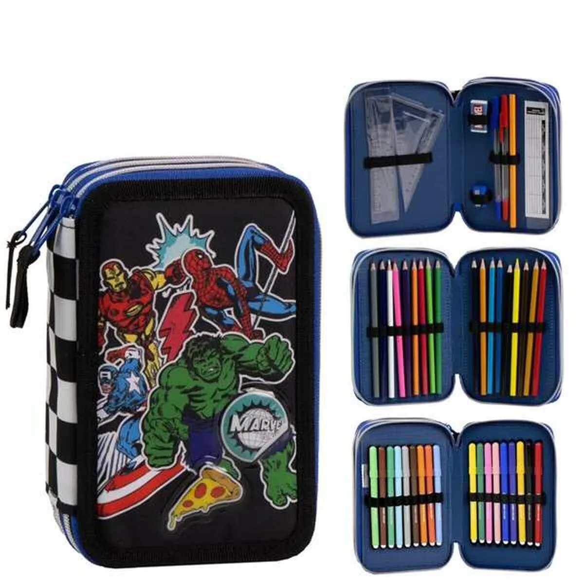 Pochette crayons the avengers noir 12 5 x 6 5 x 19 5 cm s245507468. Diaytar se positionne comme le carrefour des produits innovants, qu'ils relèvent de la tech, de la maison ou du quotidien