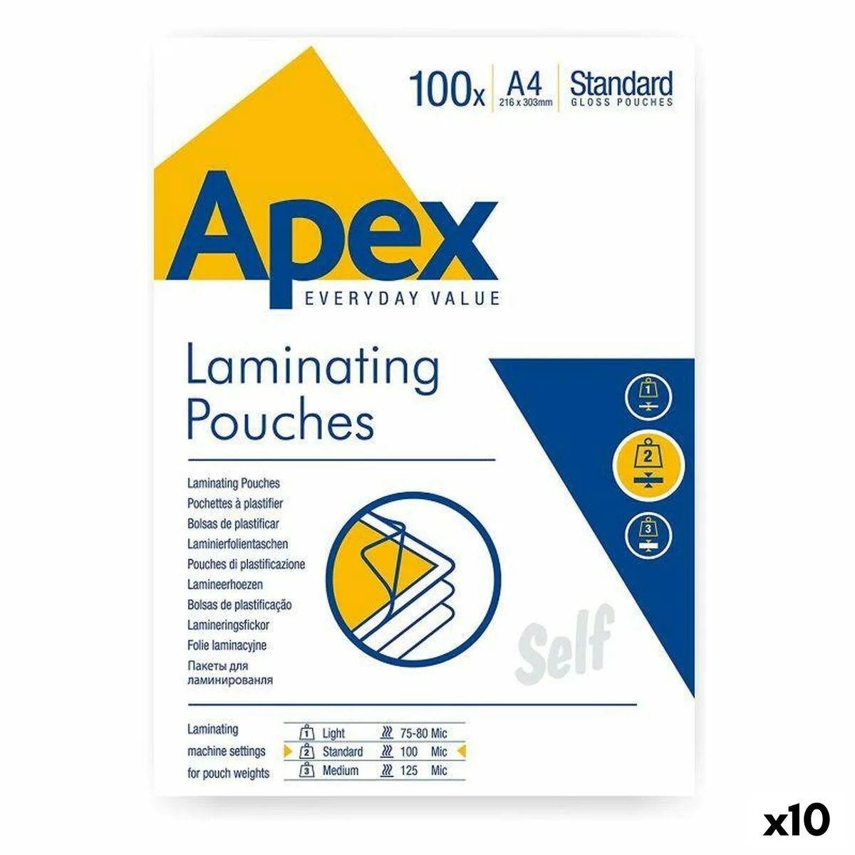 Pochettes a plastifier fellowes 100 pieces transparent a4 10 unites s842569299. Votre style, votre personnalité, nos produits : bienvenue chez Diaytar !