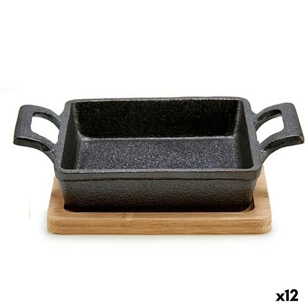 Poele a tapas kinvara 1277sj4810 marron noir bambou fer 19 x 5 x 14 cm 12 unites s362916487. Diaytar : La boutique qui réunit qualité, tendance et prix accessibles sous un même toit.