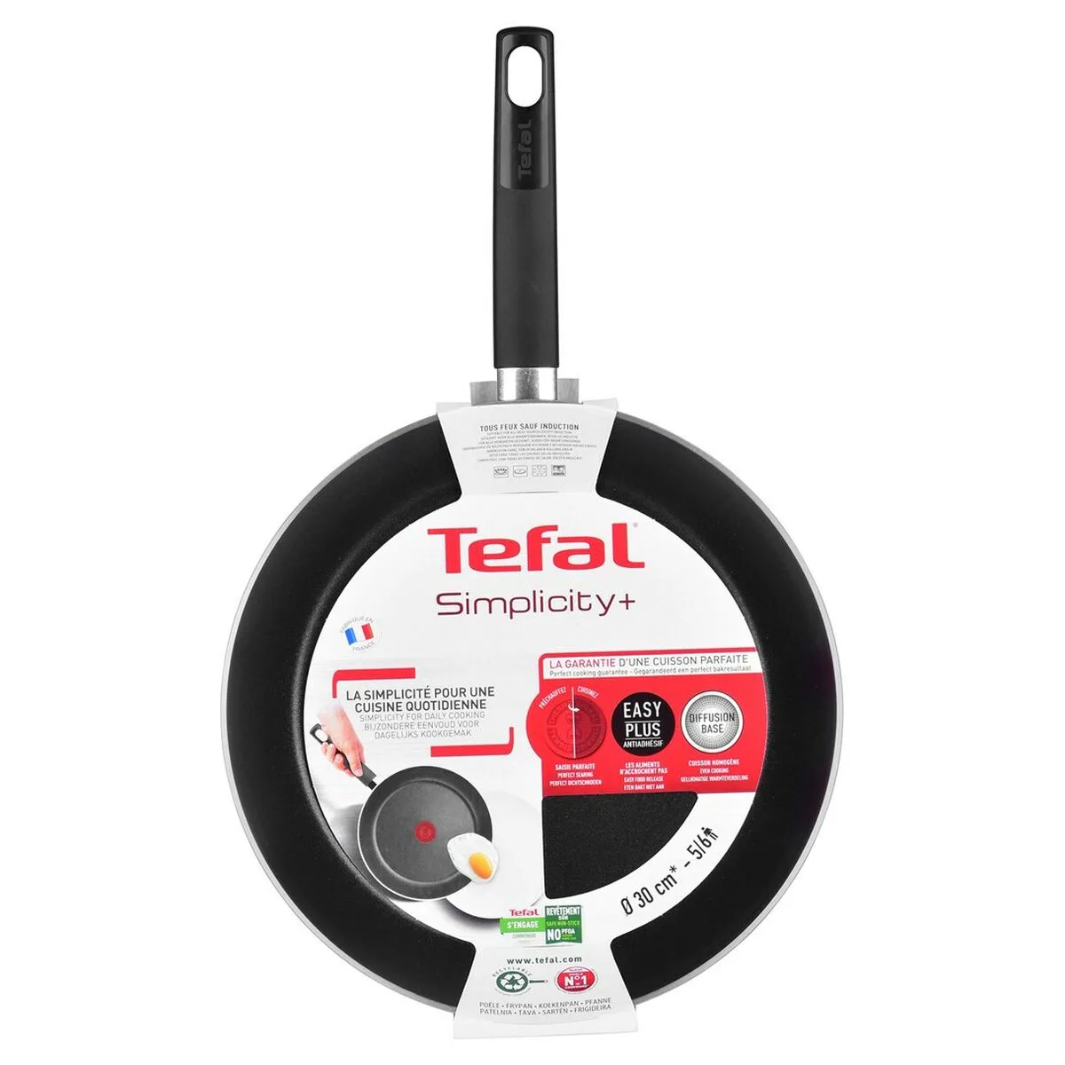 Poele tefal b5820702 noir aluminium o 30 cm s913638732. Notre équipe chez Diaytar est une brigade de passionnés, toujours en chasse pour dénicher la perle rare qui vous fera vibrer.