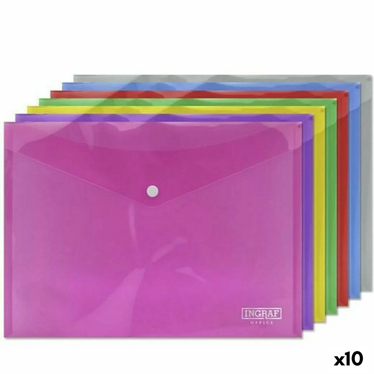 Porte documents ingraf plastique multicouleur broche a4 10 unites s842208675. La chasse aux produits extraordinaires est ouverte. Diaytar vous donne les clés d'un univers shopping infini.
