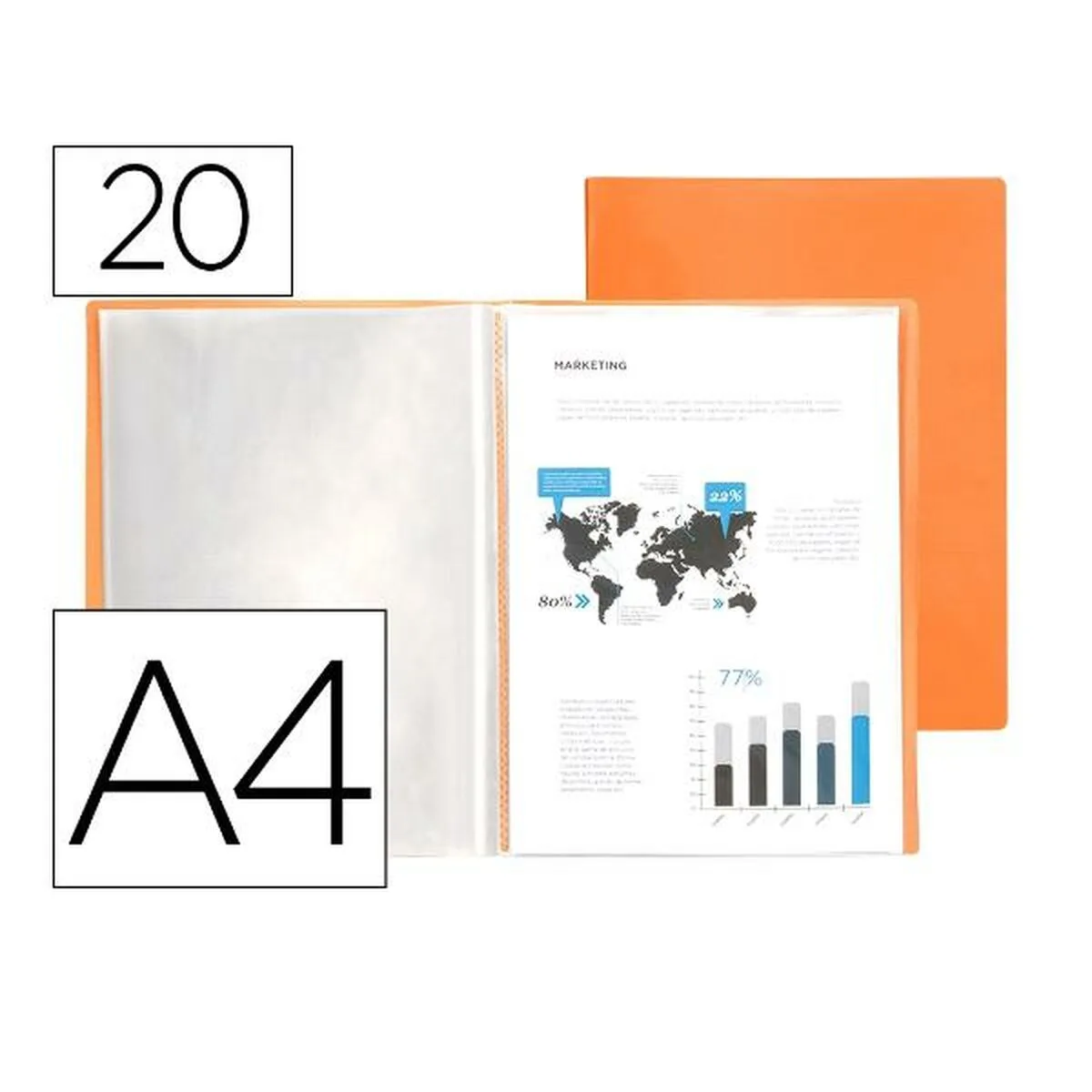 Porte documents liderpapel ec68 a4 orange s7718171553. Du salon à la chambre, Diaytar habille votre intérieur avec élégance.