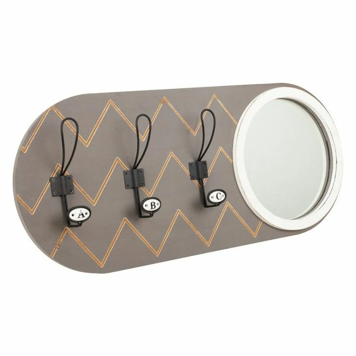 Porte manteau avec miroir alexandra house living gris bois d epicea bois mdf 5 x 30 x 60 cm d163098663. Tendance, confort et qualité : la trilogie gagnante de Diaytar Mode.