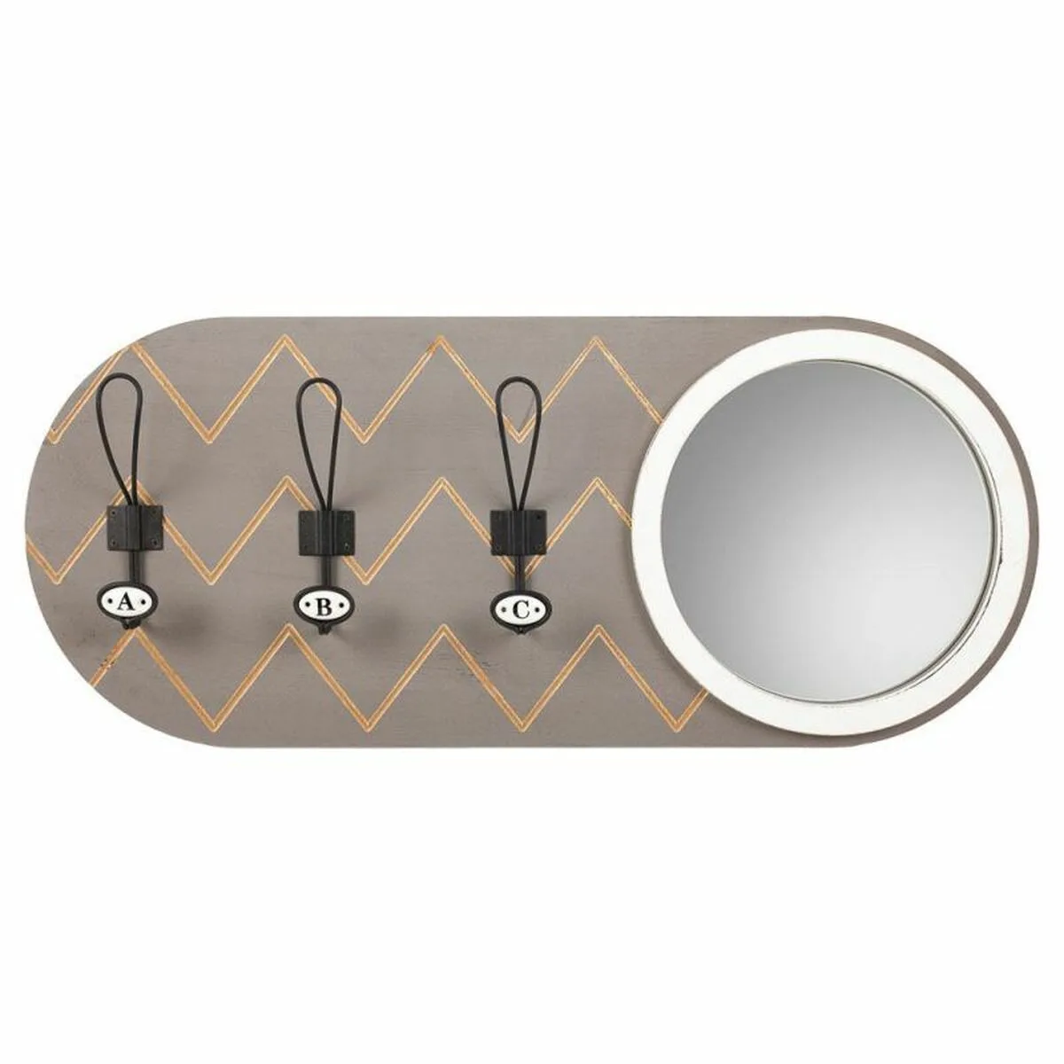 Porte manteau avec miroir alexandra house living gris bois d epicea bois mdf 5 x 30 x 60 cm d163098684. Diaytar, le compagnon idéal de votre vie connectée et stylée, à travers une offre généraliste sans équivalent