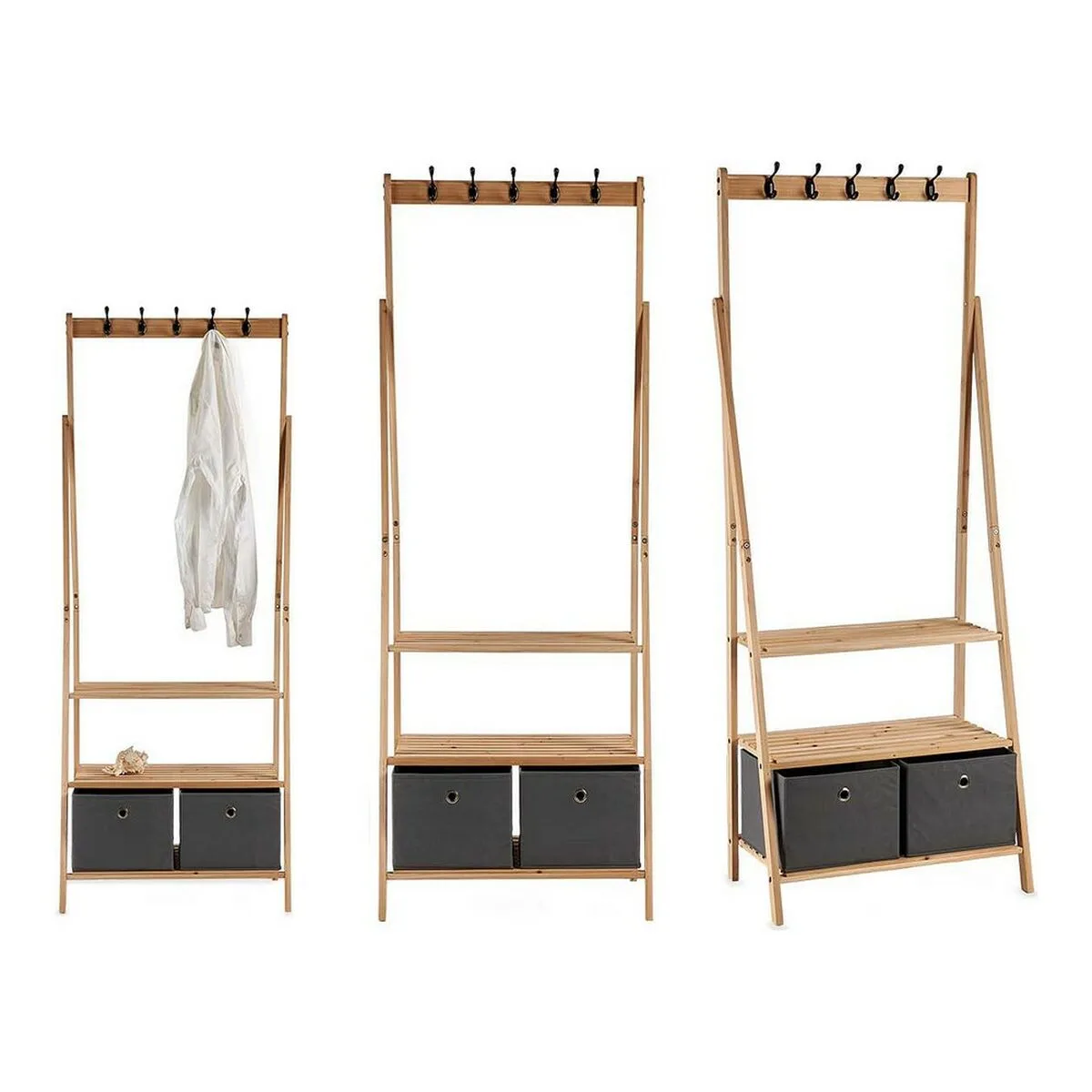 Porte manteau kipit mh194001h marron gris bois 40 5 x 175 x 67 cm s360975355. Diaytar, le curateur de votre style de vie moderne, à travers une offre généraliste constamment renouvelée et actualisée