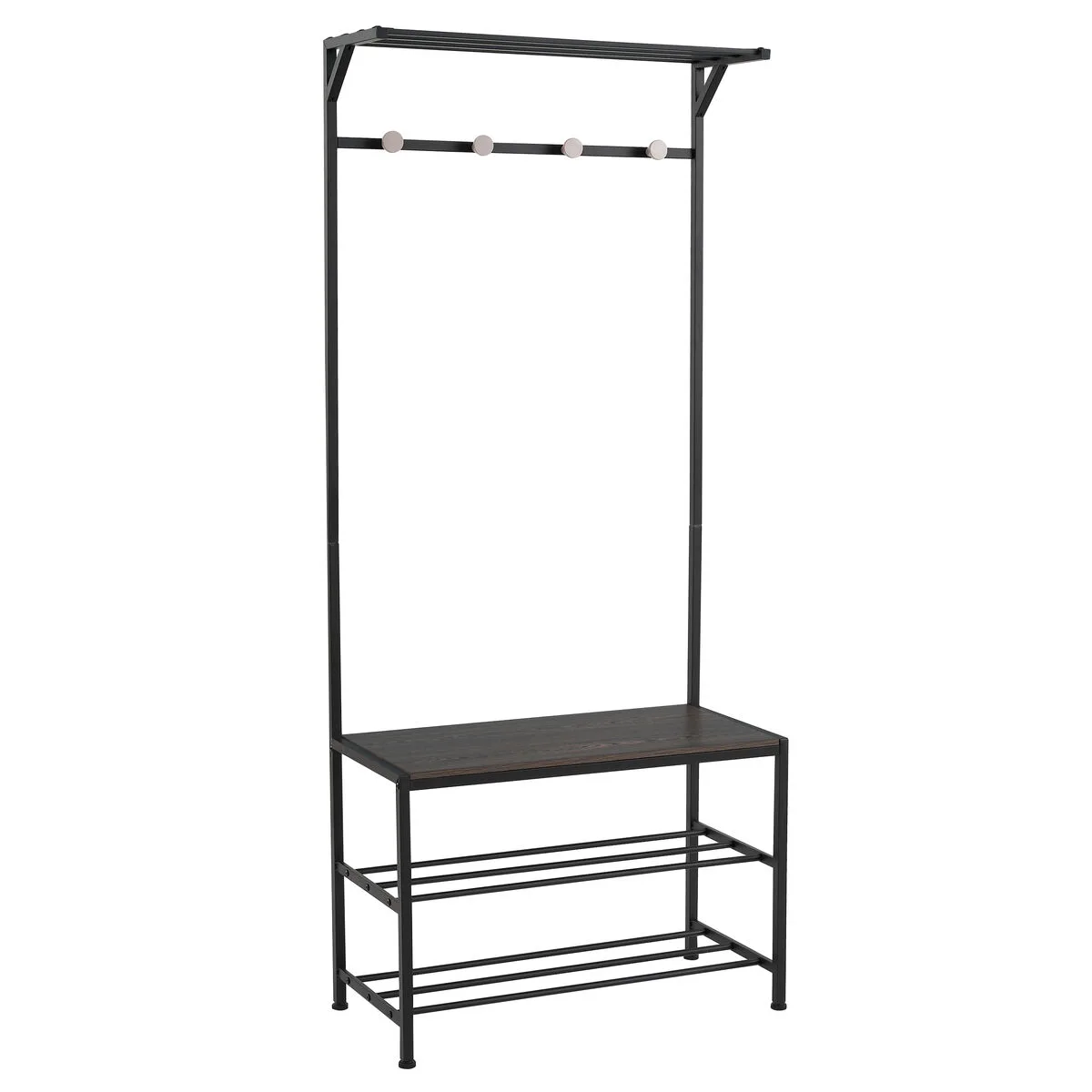 Porte manteau noir fer 76 2 x 35 x 177 5 cm s880754774. La recette Diaytar : un tiers de design, un tiers d'innovation, un tiers de fonctionnalité. Le tout saupoudré de tendance.