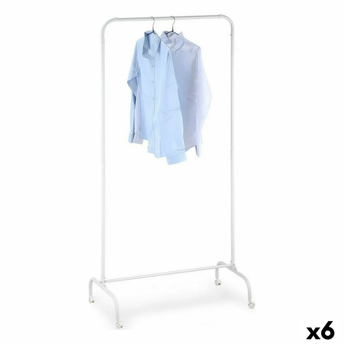 Porte manteaux confortime blanc 78 x 44 5 x 160 cm avec des roues 6 unites s223120091. Avec Diaytar, redécouvrez le plaisir de l'achat en ligne grâce à une approche humaine des produits et de la curation