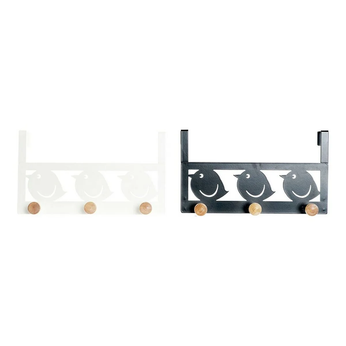 Porte manteaux pour portes dkd home decor 8424001835553 oiseaux blanc noir metal bois mdf 28 5 x 9 5 x 16 cm 2 unites s301641745. Diaytar ne stocke pas des produits, il collectionne des pièces uniques pour enrichir votre quotidien.