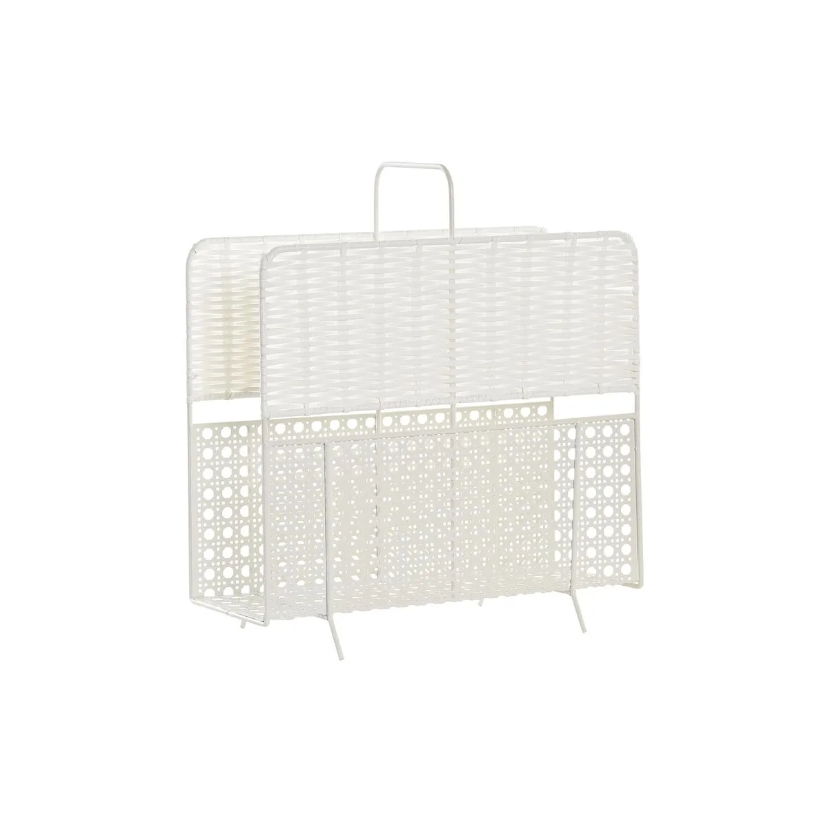Porte revues dkd home decor blanc naturel metal osier boho 36 5 x 15 x 41 cm s303322764. L'aventure Diaytar commence ici : parcourez un catalogue généraliste unique où la surprise et la qualité sont au rendez-vous