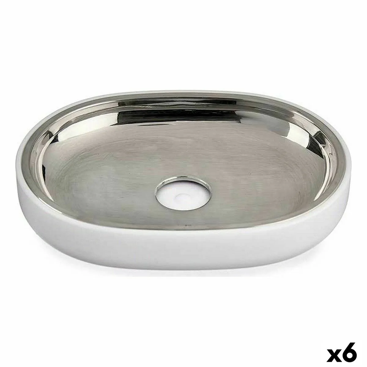 Porte savon berilo bp15 004 2 blanc argente acier inoxydable plastique 9 5 x 2 5 x 13 cm 6 unites s361456579. Notre mantra chez Diaytar : un produit, un sourire. Nous mesurons notre succès à votre satisfaction instantanée.