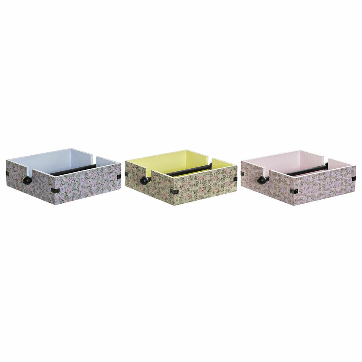 Porte serviettes dkd home decor bleu vert rose metal bois mdf 3 pieces 22 x 18 x 6 cm s302588861. L'esprit Diaytar : une curiosité insatiable pour dénicher les produits généraux et électroniques qui feront demain