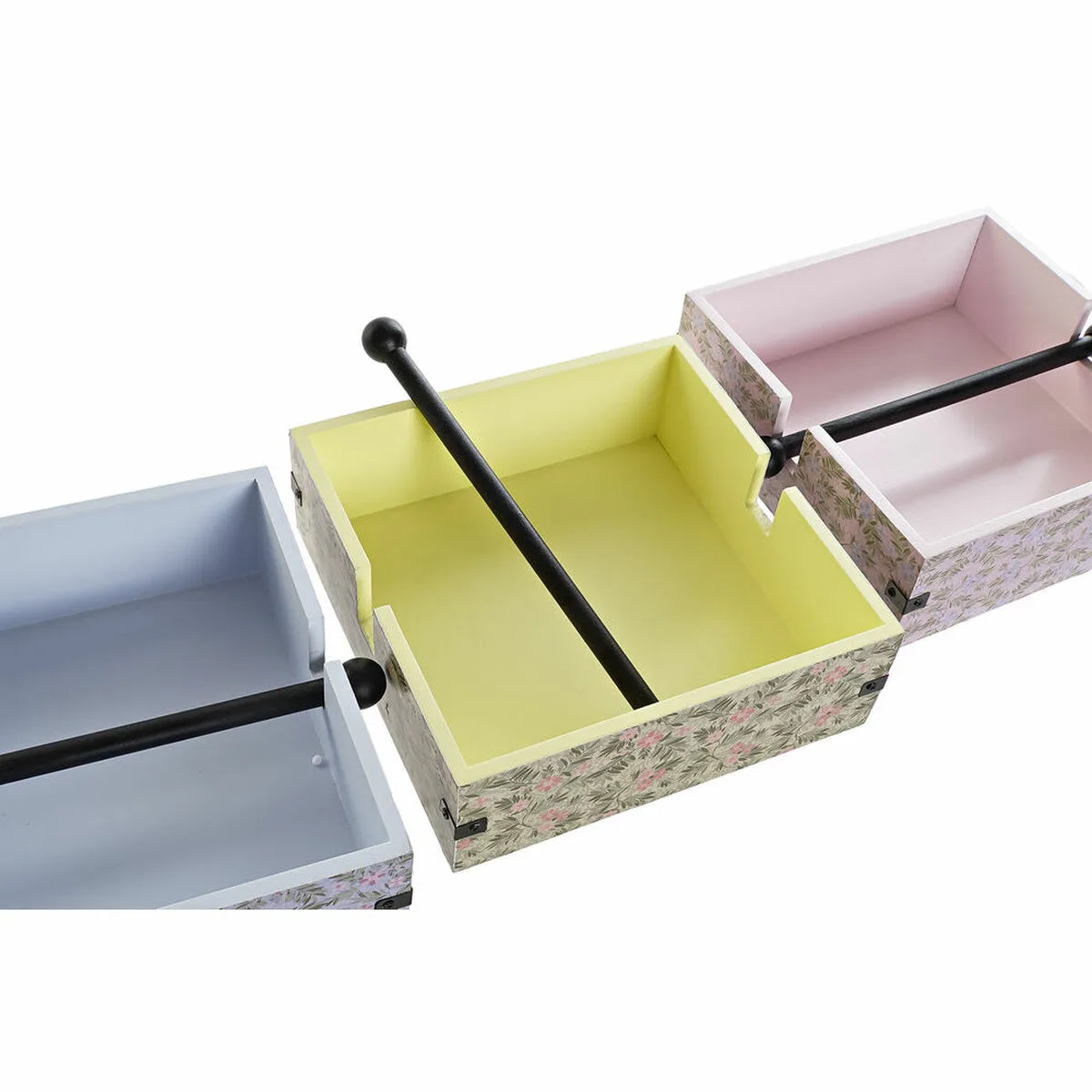 Porte serviettes dkd home decor bleu vert rose metal bois mdf 3 pieces 22 x 18 x 6 cm s302588892. L'ADN de Diaytar : un mélange éclectique et raffiné de produits qui parle aussi bien aux geeks qu'aux esthètes