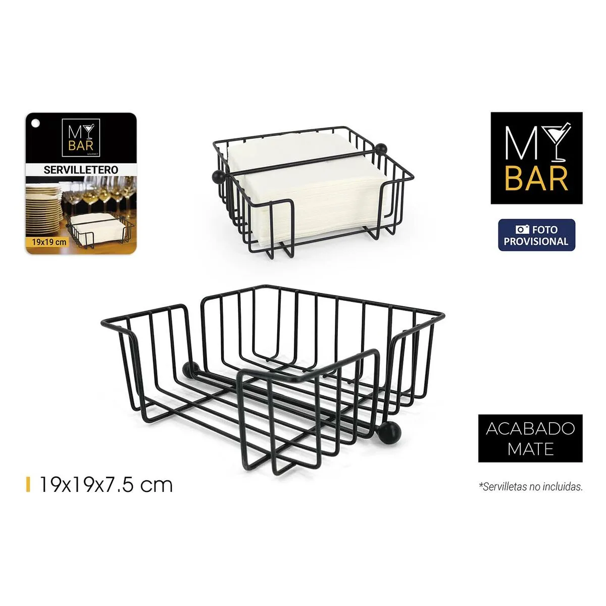 Porte serviettes my bar noir metal 19 x 19 x 7 5 cm 12 unites s223882761. Diaytar Mode : Où l'élégance rencontre l'originalité pour un style unique.