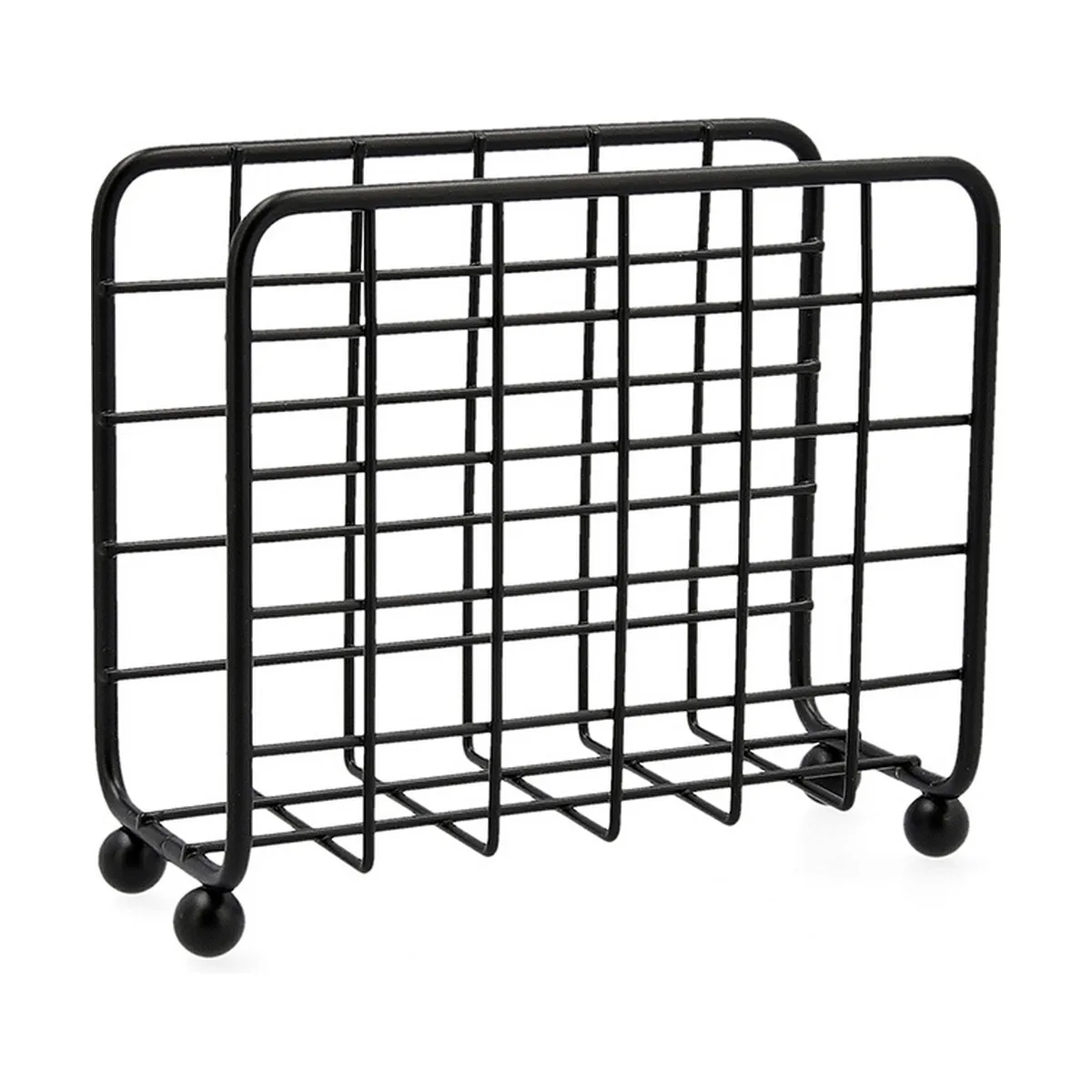 Porte serviettes quid ebano noir metal 14 5 x 6 8 x 11 8 cm s270560920. Du salon à la chambre, Diaytar habille votre intérieur avec élégance.