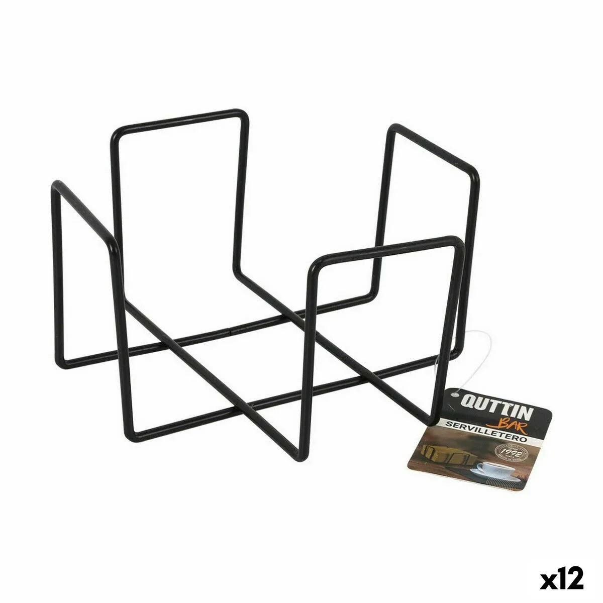 Porte serviettes quttin noir 17 5 x 17 5 x 9 5 cm 12 unites s223178889. Plongez dans l'univers Diaytar où chaque produit raconte une histoire.