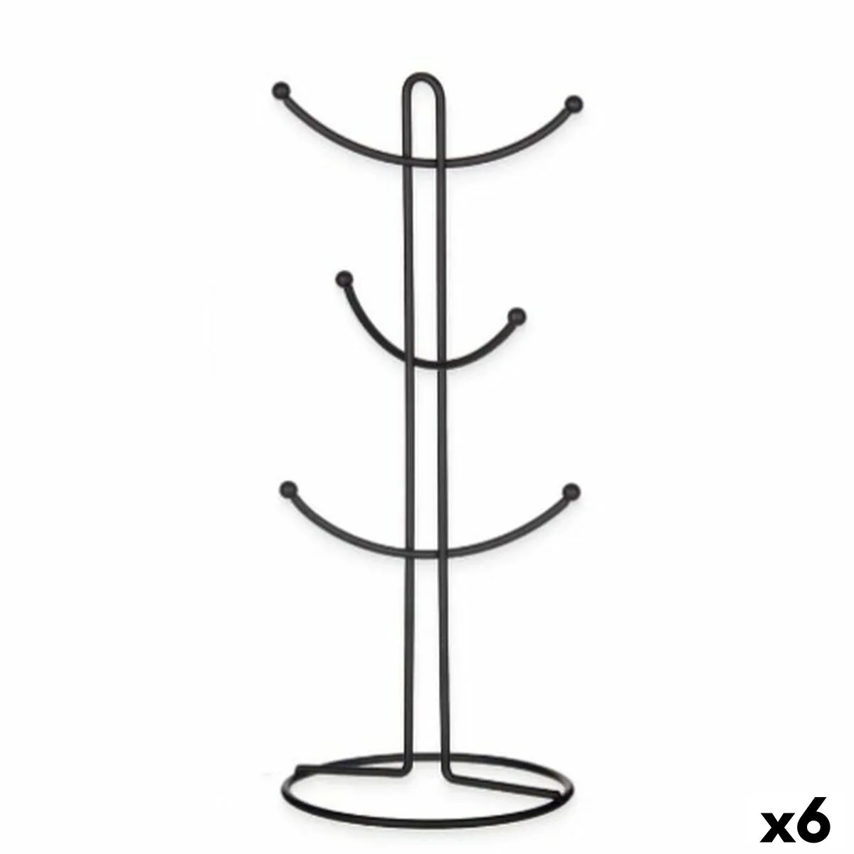 Porte tasses kinvara cn w3154 1p noir metal 16 x 39 x 16 cm 6 unites s362938436. Découvrez l'univers Diaytar : une boutique en ligne généraliste qui marque style, qualité et originalité dans chaque produit