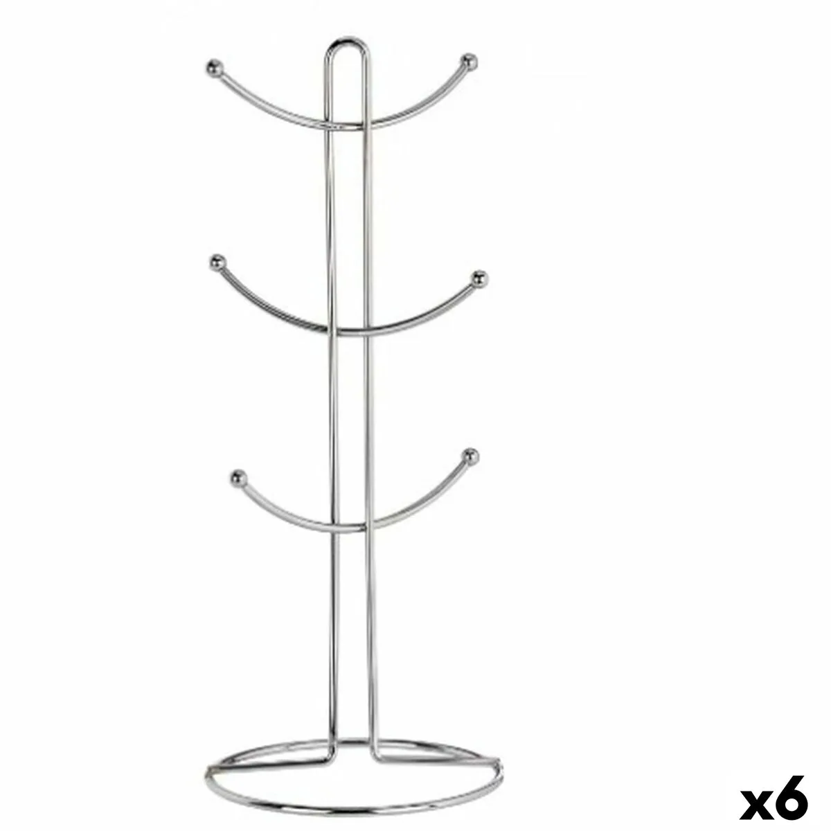 Porte tasses kinvara w3154 1 argente metal 16 x 39 x 16 cm 6 unites s362940685. Nous sélectionnons pour Diaytar des produits qui ont une histoire, une âme, et qui sauront trouver une place dans la vôtre.