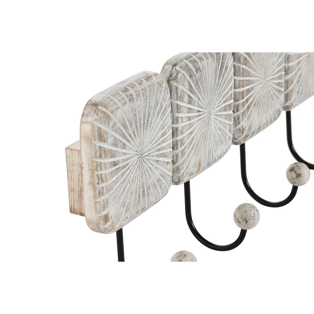 Portemanteau home esprit blanc noir fer bois de manguier urbaine 41 x 7 x 17 cm s305787817. Diaytar, le curateur de votre style de vie moderne, à travers une offre généraliste constamment renouvelée et actualisée