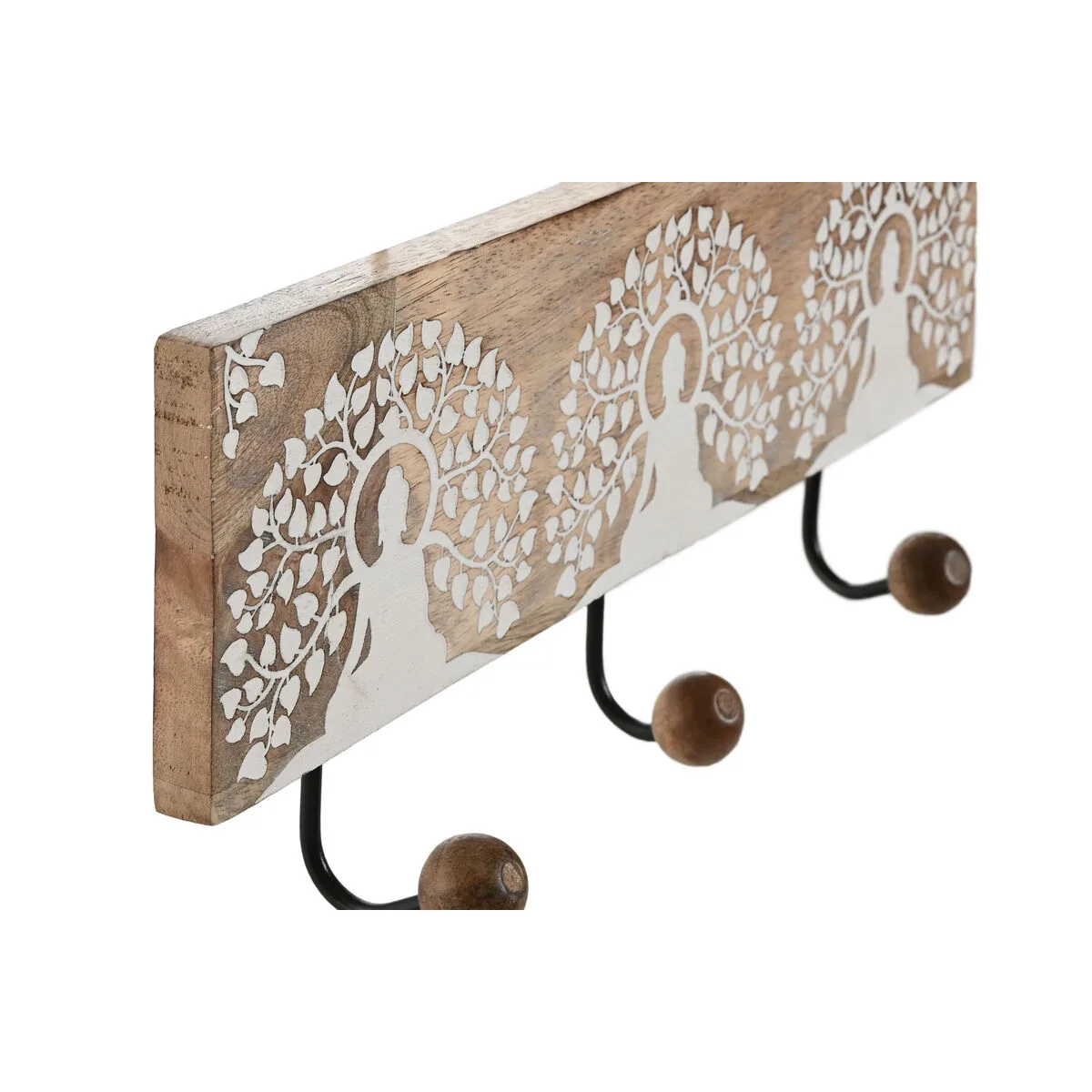Portemanteau home esprit blanc noir naturel metal bois de manguier buda 38 x 5 x 16 cm s305741620. Diaytar capitalise sur la diversité : notre force est de vous offrir un choix immense sans jamais sacrifier la qualité