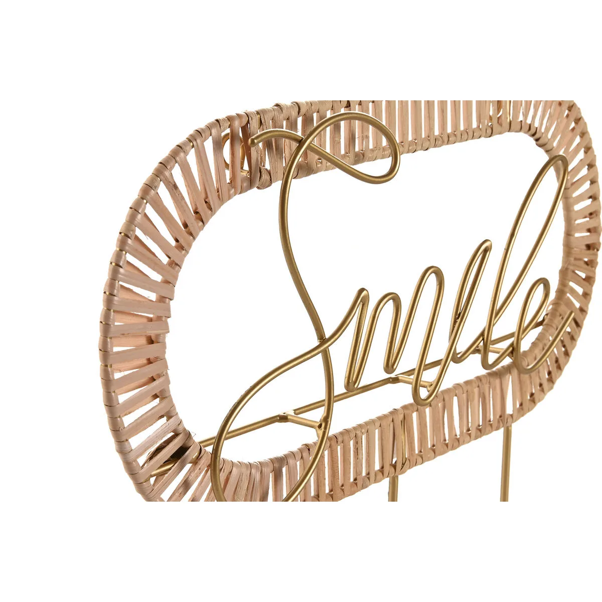 Portemanteau home esprit dore naturel metal rotin 40 x 6 4 x 28 6 cm 2 unites s306033216. Innovation, style et qualité : les trois piliers de l'expérience Diaytar.