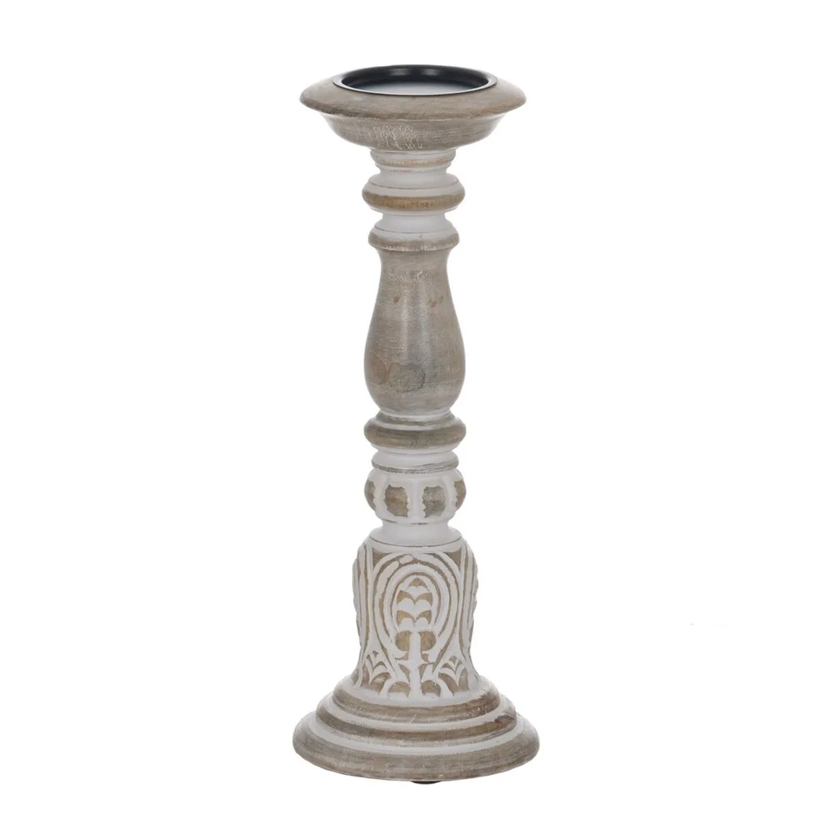 Pot a bougie blanc naturel fer bois de manguier 14 x 14 x 38 cm s880574362. Diaytar s'adresse aux esprits modernes en quête de produits qui allient performance technologique et design épuré