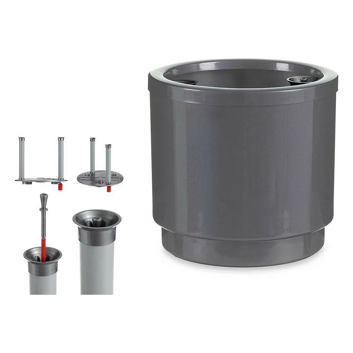 Pot auto arrosant ibergarden 4126 pla argente polypropylene 26 x 25 x 26 cm 4 unites s362627120. Bienvenue dans l'ère du shopping conscient. Diaytar privilégie des produits avec une éthique et un impact positif.