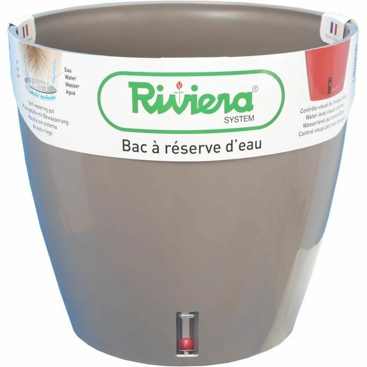 Pot auto arrosant riviera avec reserve d eau taupe polypropylene rond o 36 x 33 cm s719367451. Notre raison d'être : vous faire économiser le plus précieux des resources : votre temps. Bienvenue sur Diaytar, les produits triés sur le volet.